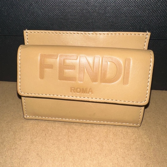 Fendi Tan Leather Wallet - Picture 1 of 4
